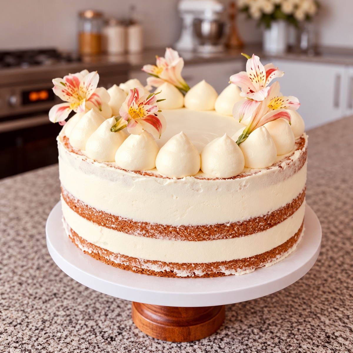 Torta desnuda con flores delicadas.png